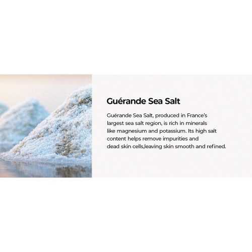 اسکراب بدن نمک دریایی گراند دکتر ملاکسین لایه بردار و روشن کننده پوست بدن Dr.Melaxin Guerande Sea Salt Perfume Body Scrub