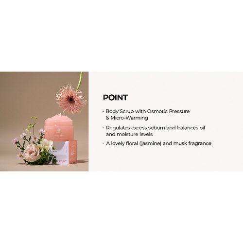 اسکراب بدن نمک دریایی گراند دکتر ملاکسین لایه بردار و روشن کننده پوست بدن Dr.Melaxin Guerande Sea Salt Perfume Body Scrub