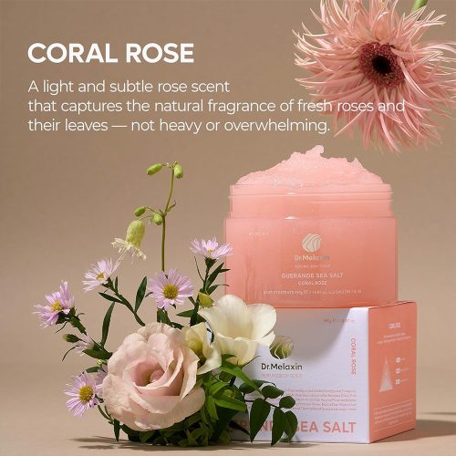 اسکراب بدن نمک دریایی گراند دکتر ملاکسین لایه بردار و روشن کننده پوست بدن Dr.Melaxin Guerande Sea Salt Perfume Body Scrub