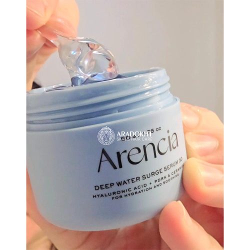 سرم هیالورونیک اسید PDRN و سراماید آرنسیا آبرسان عمقی و تسکین دهنده Arencia Deep Water Surge Serum
