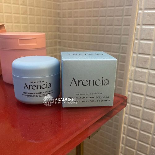 سرم هیالورونیک اسید PDRN و سراماید آرنسیا آبرسان عمقی و تسکین دهنده Arencia Deep Water Surge Serum