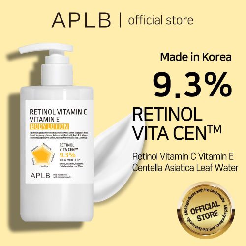 لوسیون بدن رتینول ویتامین E و سی APLB ضد چروک و روشن کننده APLB Retinol Vitamin C Vitamin E Body Lotion