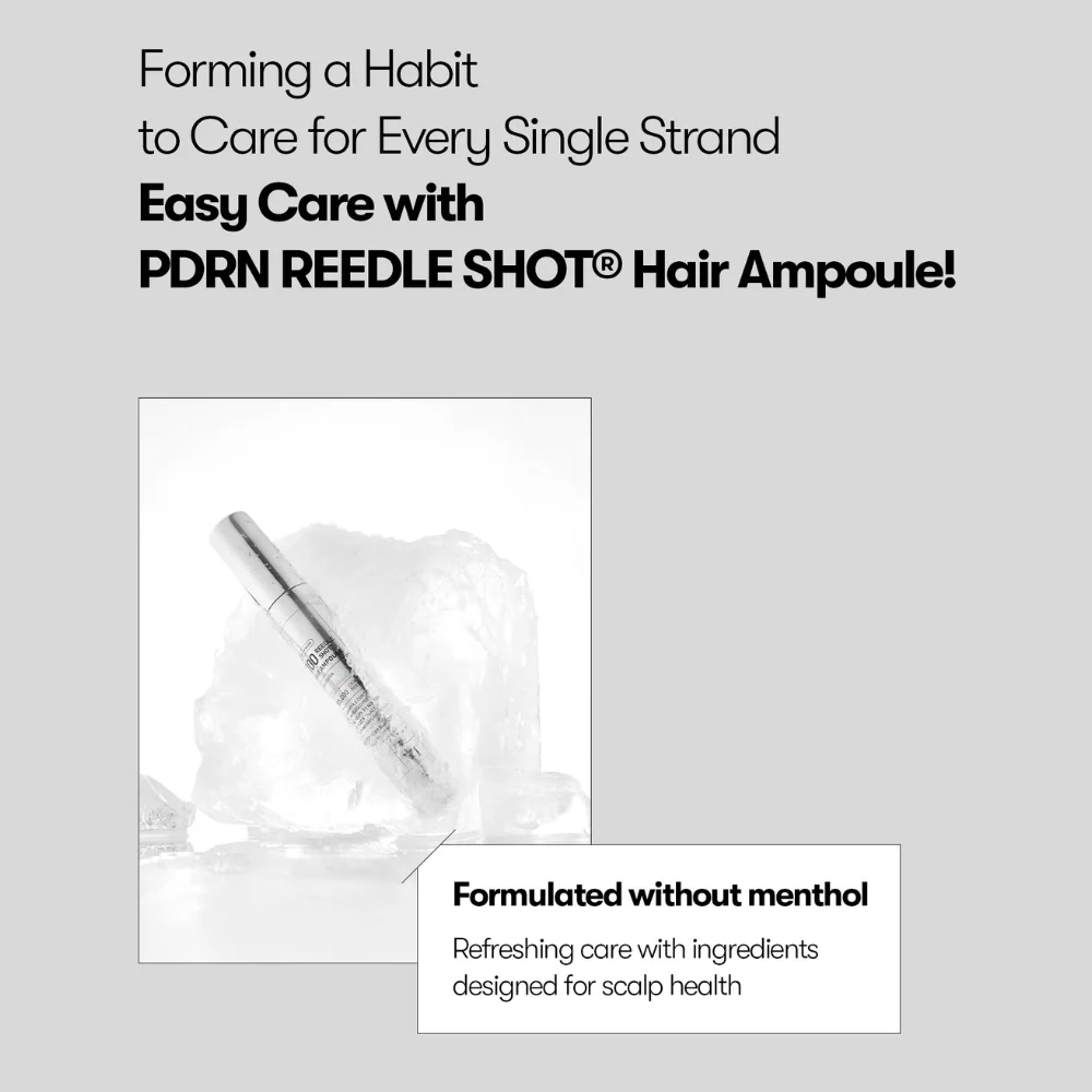 آمپولPDRN مو ریدل شات 100 وی تی کازمتیک احیا، ضد ریزش و تقویت مو VT Cosmetics PDRN Reedle Shot Hair Ampoule 100dL