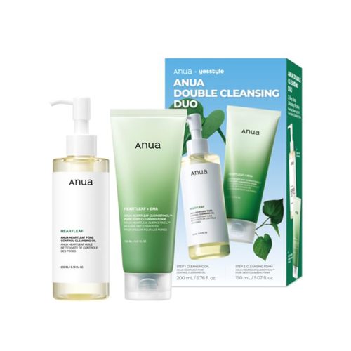 پک شوینده روغنی و فوم هارتلیف آنوا Anua YesStyle Exclusive Double Cleansing Duo Set