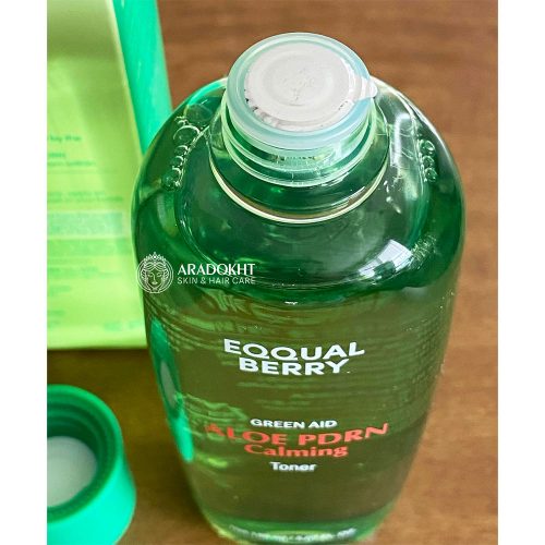 تونر PDRN آلوئه ورا اکوال بری تسکین دهنده و ترمیم کننده پوست EQQUALBERRY Aloe PDRN Calming Toner