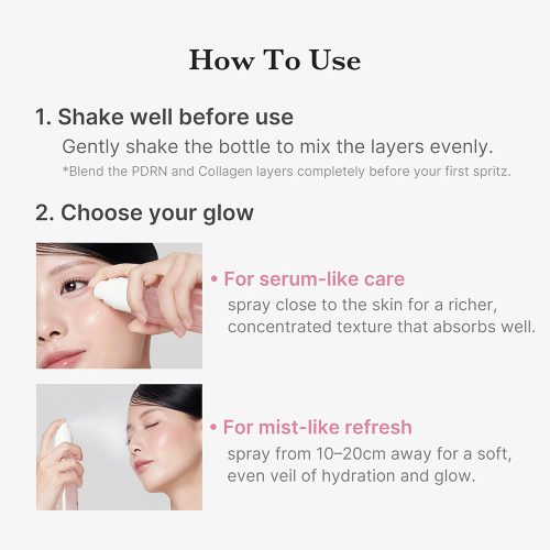 میست سرم ژلی PDRN و کلاژن مدی کیوب روشن کننده و جوانساز پوست Medicube PDRN Pink Collagen Glow Jelly Mist Serum