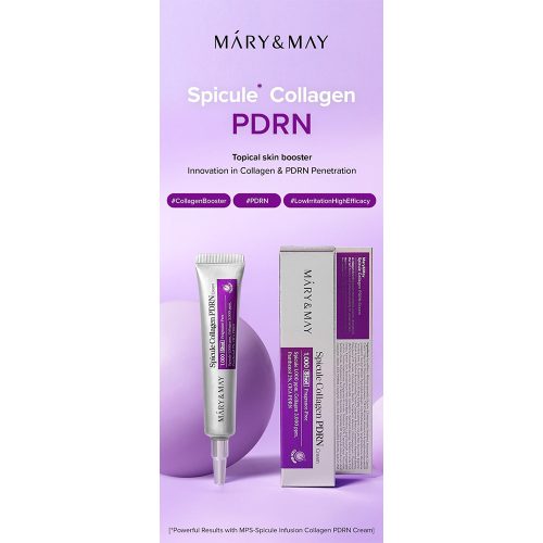 کرم اسپیکول کلاژن و PDRN مری اند می ضد چروک و ترمیم کننده پوست Mary & May Spicule Collagen PDRN Cream