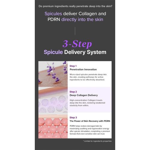 کرم اسپیکول کلاژن و PDRN مری اند می ضد چروک و ترمیم کننده پوست Mary & May Spicule Collagen PDRN Cream