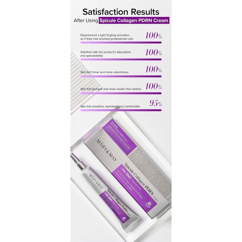 کرم اسپیکول کلاژن و PDRN مری اند می ضد چروک و ترمیم کننده پوست Mary & May Spicule Collagen PDRN Cream