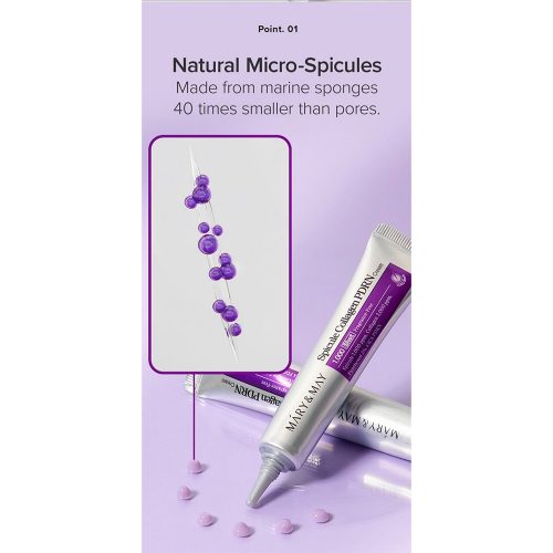 کرم اسپیکول کلاژن و PDRN مری اند می ضد چروک و ترمیم کننده پوست Mary & May Spicule Collagen PDRN Cream