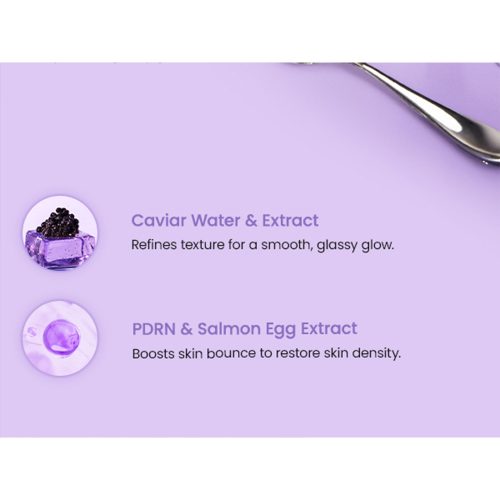 ماسک ورقه ای PDRN و خاویار بایودنس ضد چروک درخشان کننده و آبرسان پوست BIODANCE Rejuvenating Caviar PDRN Real Deep Mask