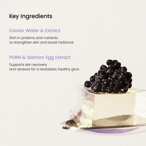 ماسک ورقه ای PDRN و خاویار بایودنس ضد چروک درخشان کننده و آبرسان پوست BIODANCE Rejuvenating Caviar PDRN Real Deep Mask