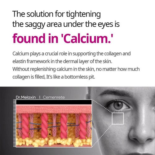 آمپول ضد چروک و جوانساز کلسیم دکتر ملاکسین Dr.Melaxin Cemenrete Calcium Intense Ampoule