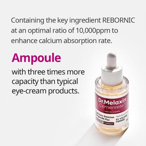 آمپول ضد چروک و جوانساز کلسیم دکتر ملاکسین Dr.Melaxin Cemenrete Calcium Intense Ampoule