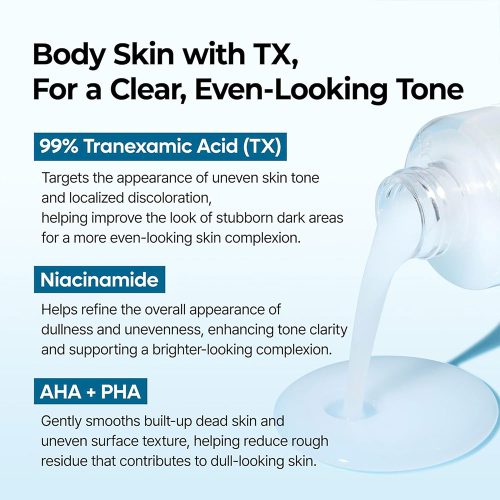 اسپری پیل شات بدن ترانگزامیک اسید دکتر ملاکسین روشن کننده و لایه بردار ملایم Dr.Melaxin Peel Shot Exfoliating TX-Spray