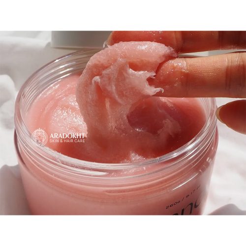 اسکراب کف سر و بدن لوندر و گلابی آرنسیا لایه بردار ملایم، پاک کننده عمقی و تسکین دهنده ARENCIA Cloud Body & Scalp Scrub Lavanda e Pera