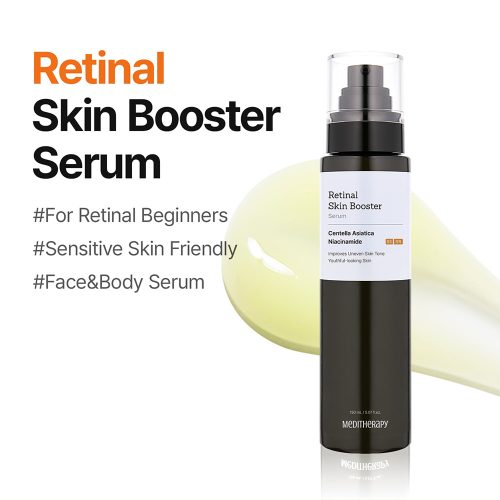 بوستر سرم رتینال مدی تراپی ضد چروک، روشن کننده و جوانساز پوست MEDITHERAPY Retinal Skin Booster Serum