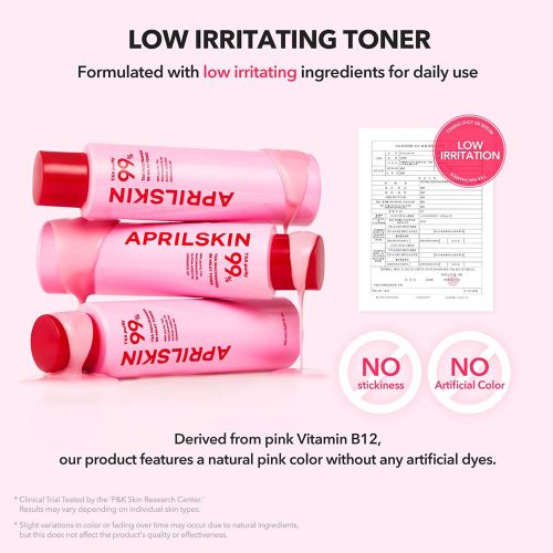 تونر شیری ترانگزامیک اسید و نیاسینامید آپریل اسکین ضد لک و روشن کننده قوی پوست APRILSKIN TXA Niacinamide 99 Milky Toner