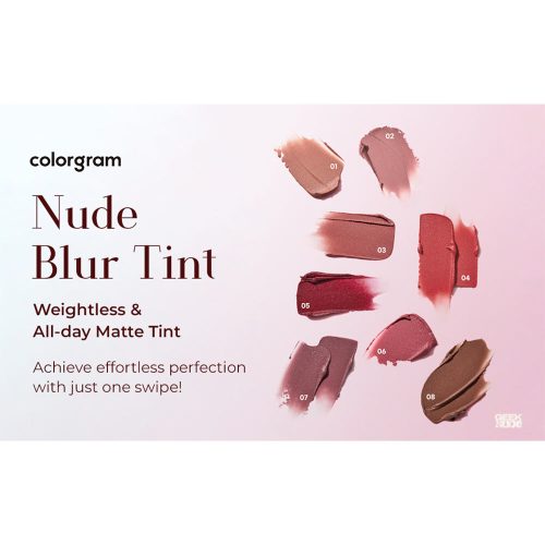تینت لب مات و مخملی کالرگرام Colorgram Nude Blur Tint