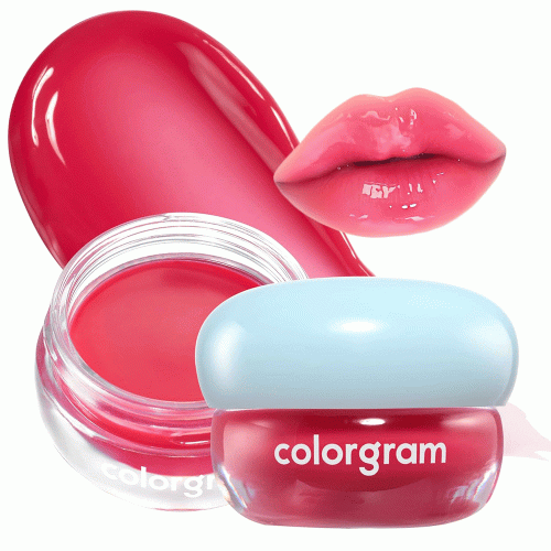 تینت کاسه ای براق لب کالرگرام COLORGRAM Tintin Dory Lip Jam 06 Cherry Jam