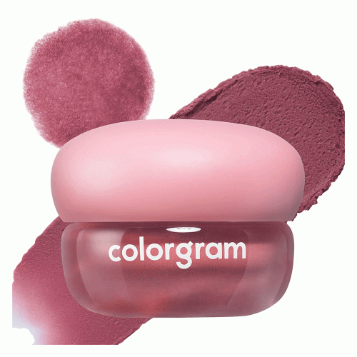 تینت کاسه ای مات گونه و لب کارگرام COLORGRAM Tintin Dory Blur Jam - 03 Hazelnut Pink