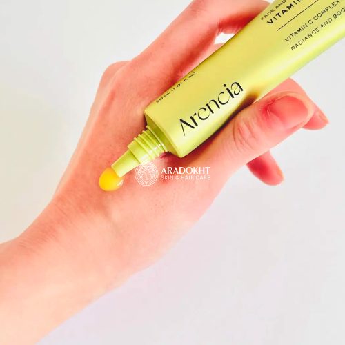 سرم دور چشم و صورت ویتامین سی بوستر شات آرنسیا روشن کننده و مرطوب کننده پوست Arencia Vitamin C Booster Shot