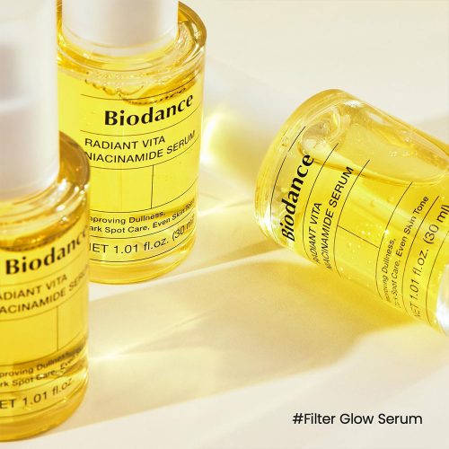 سرم ویتا نیاسینامید بایودنس روشن کننده قوی و آنتی اکسیدان پوست Biodance Radiant Vita Niacinamide Serum