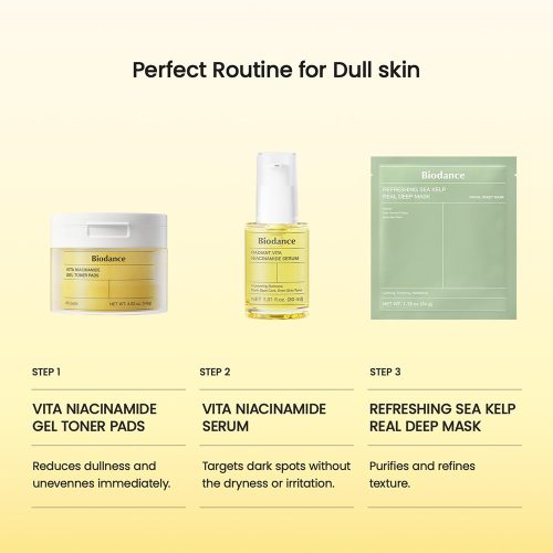 سرم ویتا نیاسینامید بایودنس روشن کننده قوی و آنتی اکسیدان پوست Biodance Radiant Vita Niacinamide Serum