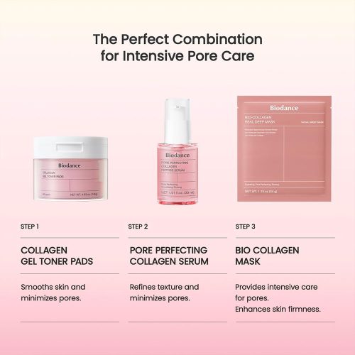 سرم کلاژن و پپتاید بایودنس ضد چروک و کنترل منافذ پوست Biodance Pore Perfecting Collagen Peptide Serum