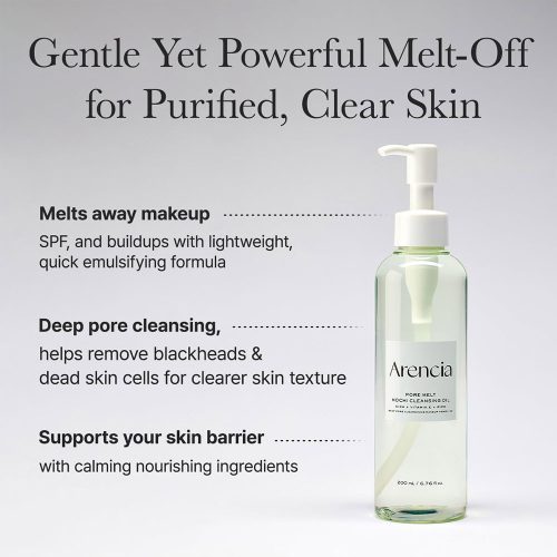 شوینده روغنی کنترل منافذ موچی آرنسیا Arencia Pore Melt Mochi Cleansing Oil
