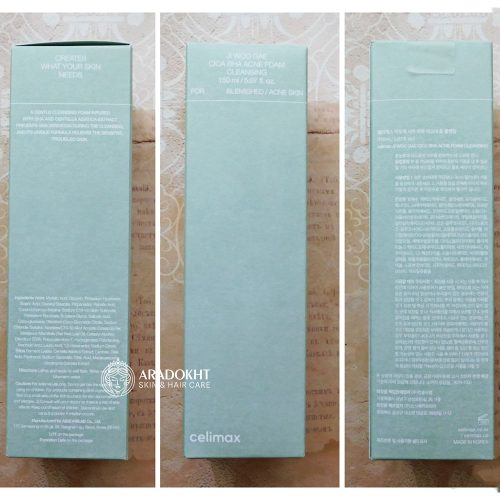 فوم ضد جوش و آکنه سالیسیلیک اسید و سیکا سلیمکس Celimax Ji.Woo.Gae Cica BHA Acne Foam Cleansing