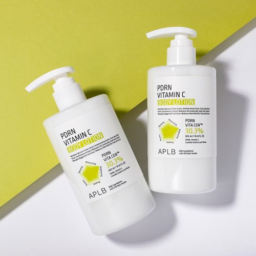 لوسیون بدن PDRN و ویتامین سی APLB ترمیم کننده و روشن کننده پوست APLB PDRN Vitamin C Body Lotion