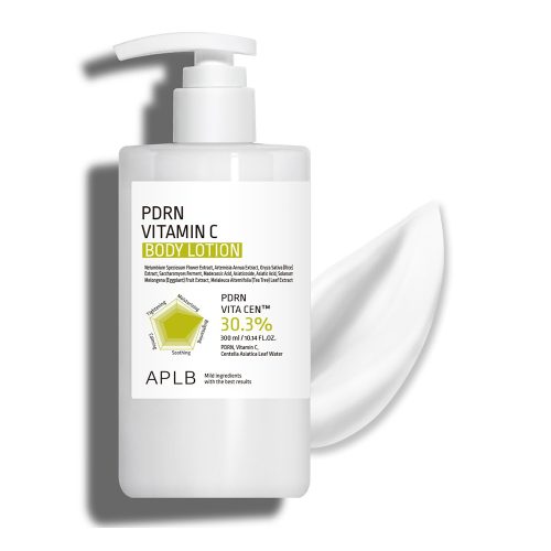 لوسیون بدن PDRN و ویتامین سی APLB ترمیم کننده و روشن کننده پوست APLB PDRN Vitamin C Body Lotion