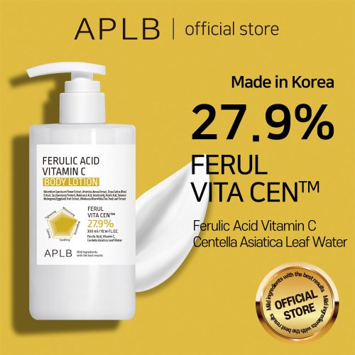 لوسیون بدن فرولیک اسید و ویتامین سی APLB روشن کننده و جوانساز پوست APLB Ferulic Acid Vitamin C Body Lotion