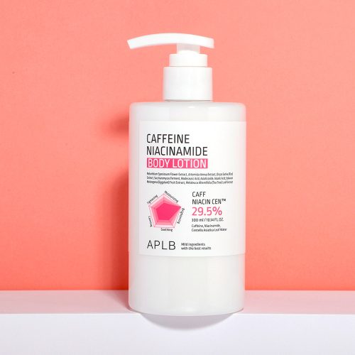 لوسیون بدن کافئین و نیاسینامید APLB ضدلک و روشن کننده پوست APLB Caffeine Niacinamide Body Lotion