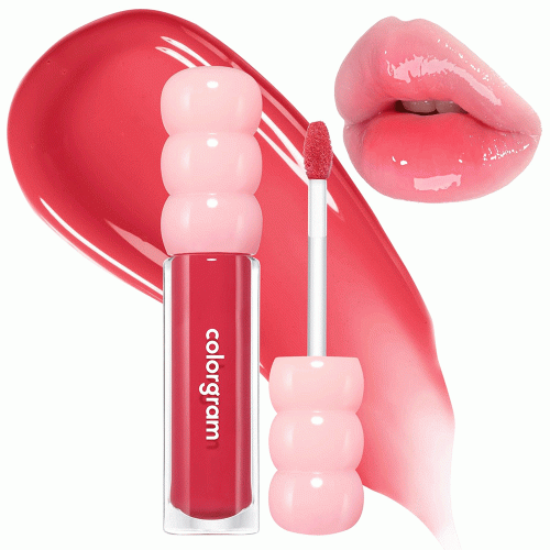 لیپ گلاس میوه ای کالرگرام COLORGRAM Fruity Glass Gloss - 05 Baby Lychee