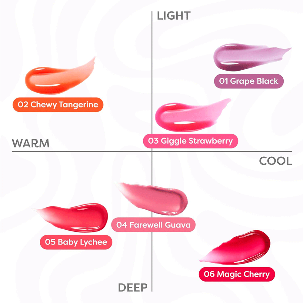 لیپ گلاس میوه ای کالرگرام COLORGRAM Fruity Glass Gloss