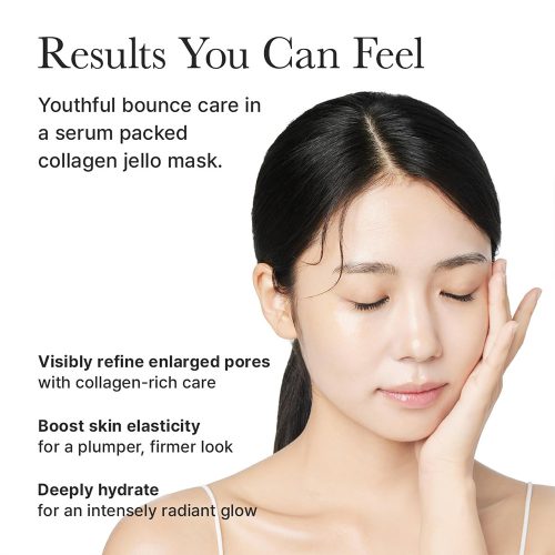 ماسک ژلی کلاژن قرمز آرنسیا آبرسان، ضد چروک و تقویت سد دفاعی پوست Arencia Red Collagen Jello Mask Set