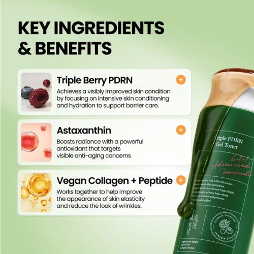ژل تونر PDRN اکسیس وای آبرسان، ترمیم کننده و تسکین دهنده پوست AXIS-Y Triple PDRN Gel Toner