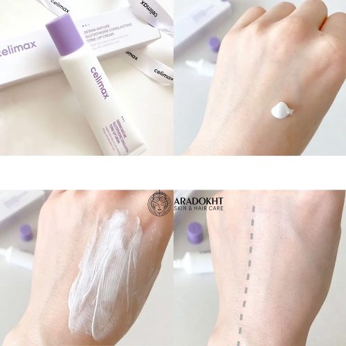 کرم تون آپ گلوتاتیون سلیمکس روشن کننده و مرطوب کننده پوست Celimax Derma Nature Glutathione Long Lasting Tone Up Cream