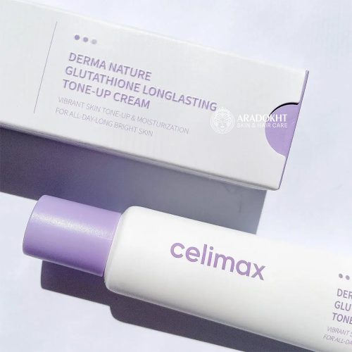 کرم تون آپ گلوتاتیون سلیمکس روشن کننده و مرطوب کننده پوست Celimax Derma Nature Glutathione Long Lasting Tone Up Cream