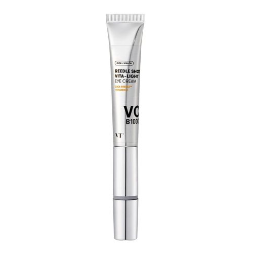 کرم دور چشم روشن کننده ویبره دار ویتا لایت ریدل شات وی تی کازمتیک VT REEDLE SHOT VITA-LIGHT EYE CREAM