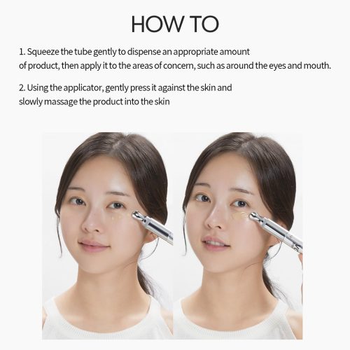 کرم دور چشم روشن کننده ویبره دار ویتا لایت ریدل شات وی تی کازمتیک VT REEDLE SHOT VITA-LIGHT EYE CREAM