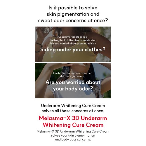 کرم سفید کننده قوی نواحی تیره بدن بیوته BEAUTE 3D Underarm Whitening Cure Cream