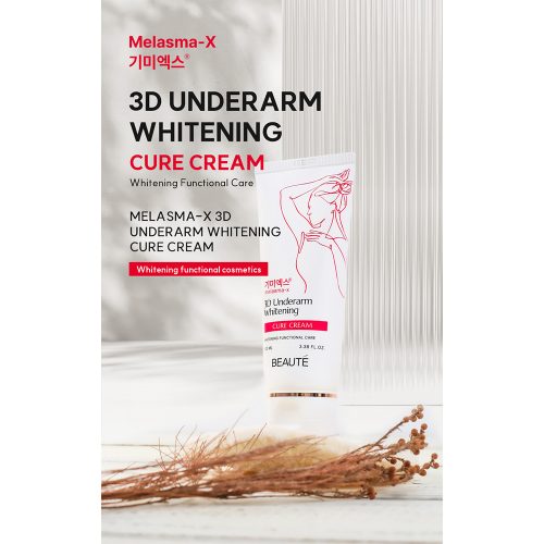 کرم سفید کننده قوی نواحی تیره بدن بیوته BEAUTE 3D Underarm Whitening Cure Cream