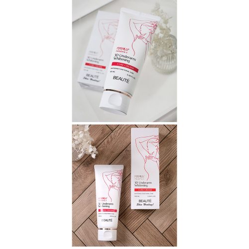 کرم سفید کننده قوی نواحی تیره بدن بیوته BEAUTE 3D Underarm Whitening Cure Cream