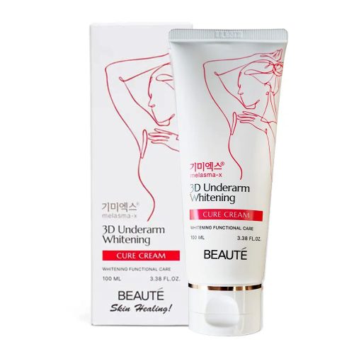 کرم سفید کننده قوی نواحی تیره بدن بیوته BEAUTE 3D Underarm Whitening Cure Cream
