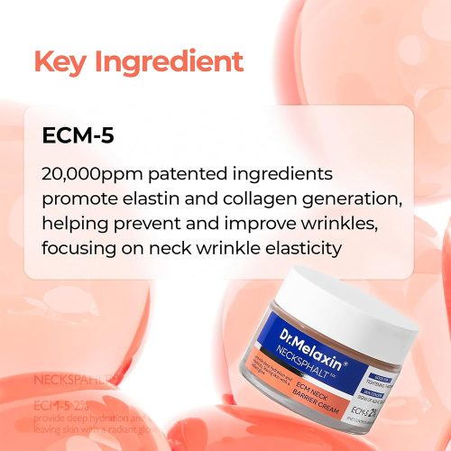 کرم گردن دکتر ملاکسین مدل سراماید و ECM ضد چروک قوی و روشن کننده پوست Dr.Melaxin Necksphalt ECM Ceramide Neck Cream