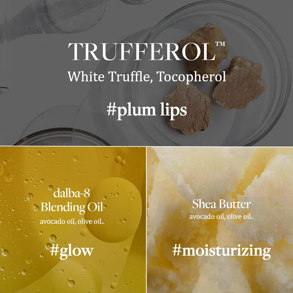 بالم لب ترافل سفید د البا آبرسان، ترمیم کننده و درخشان کننده D'Alba White Truffle Nourishing Serum Lip Balm