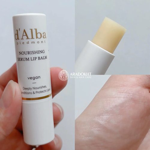 بالم لب ترافل سفید د البا آبرسان، ترمیم کننده و درخشان کننده D'Alba White Truffle Nourishing Serum Lip Balm